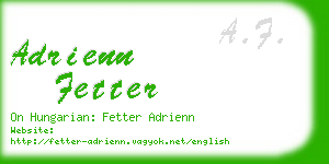 adrienn fetter business card